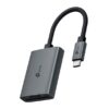 CARD READER extern TP-Link, interfata USB Type-C, citeste/scrie: SD si microSD, suporta carduri maxim 1 TB, lungime cablu 15 cm, metalic, gri "UA430C"