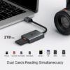 CARD READER extern TP-Link, interfata USB 3.0, citeste/scrie: SD si microSD, suporta carduri maxim 1 TB, lungime cablu 15 cm, metalic, gri "UA430" CARD READER extern TP-Link, interfata USB 3.0, citeste/scrie: SD si microSD, suporta carduri maxim 1 TB, lungime cablu 15 cm, metalic, gri "UA430"