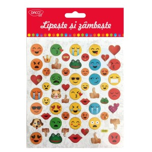 Abțibild DACO AB025 Smiley Face lipește și zâmbește