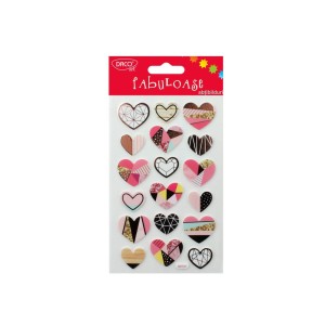 Abtibild AB049 Inimi fabuloase DACO Abțibild Inimi fabuloase DACO AB049