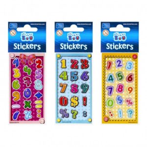Abțibilduri cu cifre Sticker Boo Craft with Fun 382530
