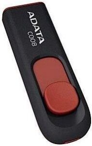 MEMORIE USB 2.0 ADATA 32 GB, retractabila, carcasa plastic, negru / rosu, "AC008-32G-RKD" MEMORIE USB 2.0 ADATA 32 GB, retractabila, carcasa plastic, negru / rosu, "AC008-32G-RKD"