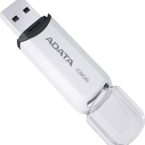 MEMORIE USB 2.0 ADATA 32 GB, cu capac, carcasa plastic, alb, "AC906-32G-RWH"