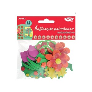 Accesorii craft AD162 Înflorește Primăvara DACO din spumă autoadezivă