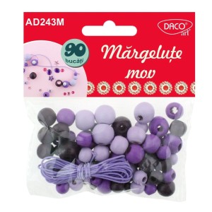 Mărgeluțe mov DACO AD243 pentru craft