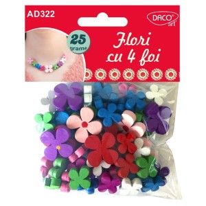 Accesorii craft AD322 flori cu 4 foi DACO
