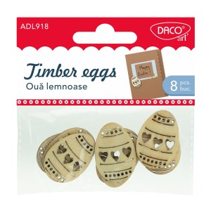 Accesorii craft DACO AD918 ouă lemnoase