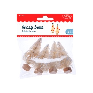 Accesorii craft AD742 brăduți crem DACO