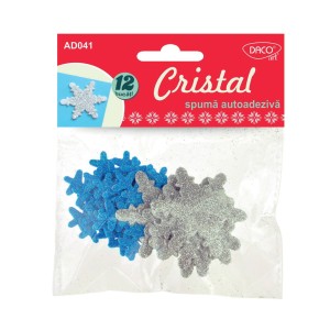 Accesorii craft DACO AD041 Cristal din spumă glitter autoadezivă