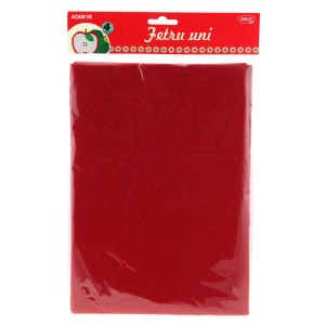 Fetru uni set 4 roșu DACO AD081R
