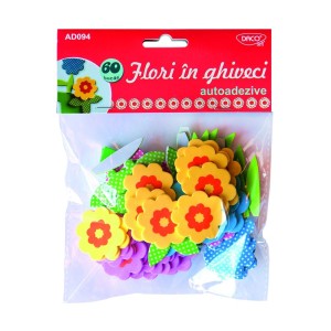 Accesorii craft DACO AD094 flori în ghiveci din spumă autoadezivă