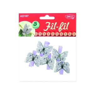 Accesorii craft DACO AD107 fil-fil din lemn, lila