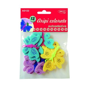 Accesorii craft DACO AD122 aripi colorate din fetru 3D