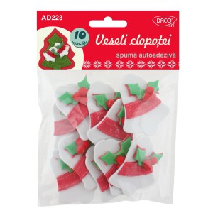 Accesorii craft DACO AD223 Vesele clopoței din spumă 3D autoadezivă