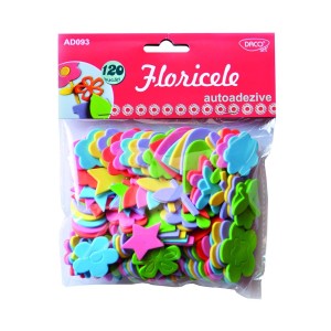 Accesorii craft DACO AD093 floricele din spumă autoadezivă