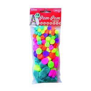 Accesorii craft Pom Pom neon DACO AD090
