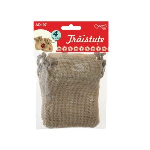 Accesorii craft traistuțe DACO AD197 din pânză de iută