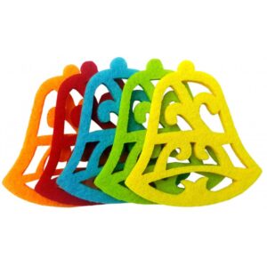 Accesorii creație clopoței din fetru, set 5 buc, Colorarte