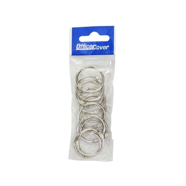 Accesorii creație Colorarte inele metal 14 mm set 10 bucăți Accesorii creație Colorarte inele metal 14 mm set 10 bucăți