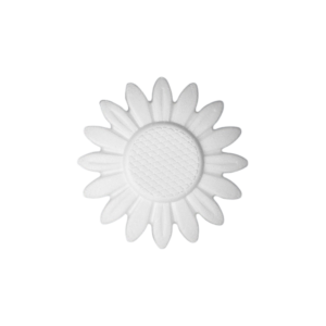 Accesorii creație din polistiren HD Colorarte floarea-soarelui alb 15 x 15 x 1,6 cm