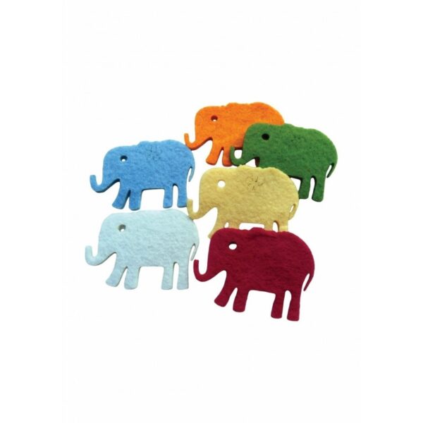 Accesorii creație elefant din fetru set 5 buc Colorarte Accesorii creație elefant din fetru set 5 buc Colorarte