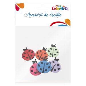 Accesorii creație gărgăriță din fetru, set 6 bucăți, Colorarte