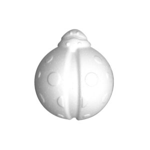 Accesoriu creație buburuză din polistiren HD alb Colorarte 11.5x5x10 cm