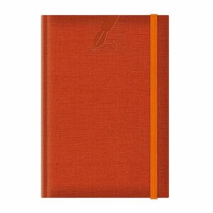 Agenda A5 nedatată Colere EJ-1506, 224 pagini, cu elastic, orange
