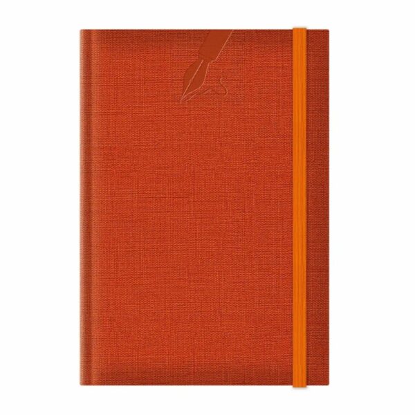 Agenda A5 nedatată Colere EJ-1506, 224 pagini, cu elastic, orange Agenda A5 nedatată Colere EJ-1506, 224 pagini, cu elastic, orange