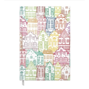 Agendă A5 nedatată Colorful City GENERAL Agendă A5 nedatată Colorful City GENERAL