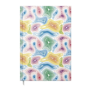 Agendă A5 nedatată Colorful Waves Agendă A5 nedatată Colorful Waves