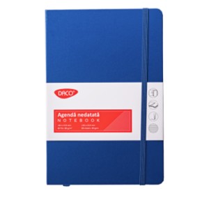 Agenda nedatată DACO AN527A 142 x 213 mm, 80 file