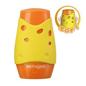 Ascuțitoare dublă Keyroad Cheese KR971159 cu rezervor