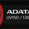 MEMORIE USB 3.2 ADATA 128 GB, cu capac, carcasa plastic, negru, "AUV150-128G-RBK"