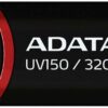 MEMORIE USB 3.2 ADATA 32 GB, cu capac, carcasa plastic, negru, "AUV150-32G-RBK"