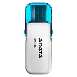 MEMORIE USB 2.0 ADATA 32 GB, cu capac, carcasa plastic, alb, "AUV240-32G-RWH"