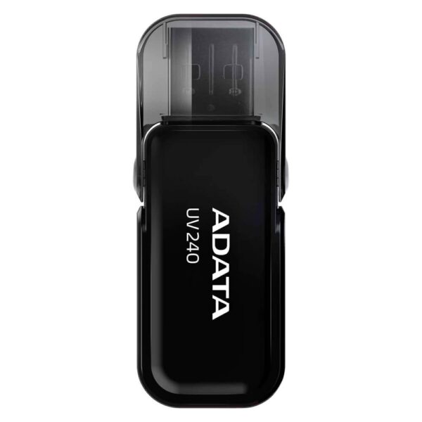 MEMORIE USB 2.0 ADATA 64 GB, cu capac, carcasa plastic, negru, "AUV240-64G-RBK"