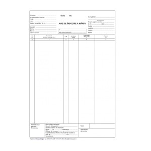 Aviz de însoțire a mărfii A4 150 file NEP GENERAL L03387