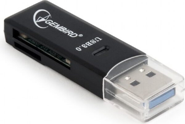 CARD READER extern GEMBIRD, interfata USB 3.0, citeste/scrie: SD, micro SD; plastic, black "UHB-CR3-01" CARD READER extern GEMBIRD, interfata USB 3.0, citeste/scrie: SD, micro SD; plastic, black "UHB-CR3-01"