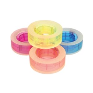 Bandă adezivă transparentă Globox 18 mm x 18 m, set 4 bucăți