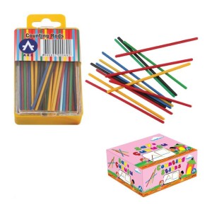 Bețișoare școlare ARK 69 din plastic, set 24 bucăți