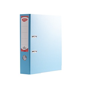 Biblioraft plastifiat 75 mm DACO BP175B albastru deschis