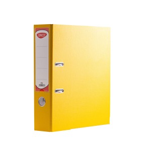 Biblioraft plastifiat 75 mm DACO BP175G galben