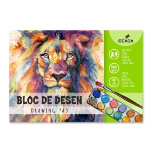 Bloc de desen A4 ECADA 25401