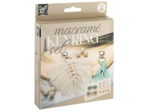 Breloc macrame Grafix, set 2 piese, 3x9 cm și 6x10 cm