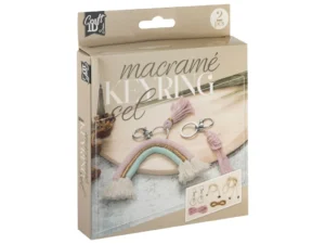Breloc macrame Grafix, set 2 piese