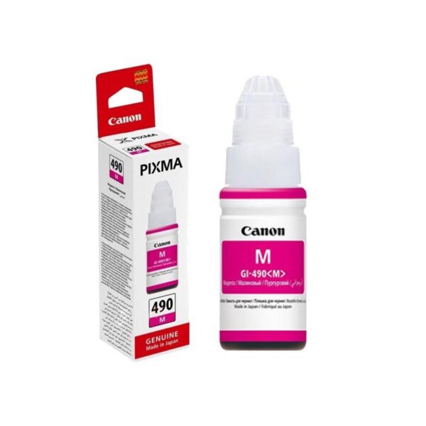 Cartus Cerneala Original Canon Magenta, Gi-490M, pentru G1400|G2400|G3400, 70ml, , "BS0665C001AA" Cartus Cerneala Original Canon Magenta, Gi-490M, pentru G1400|G2400|G3400, 70ml, , "BS0665C001AA"