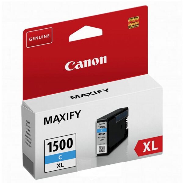 Cartus Cerneala Original Canon Cyan, PGI-1500XLC, pentru Maxify MB2050|MB2150|MB2350|MB2750, , , "BS9193B001AA" Cartus Cerneala Original Canon Cyan, PGI-1500XLC, pentru Maxify MB2050|MB2150|MB2350|MB2750, , , "BS9193B001AA"