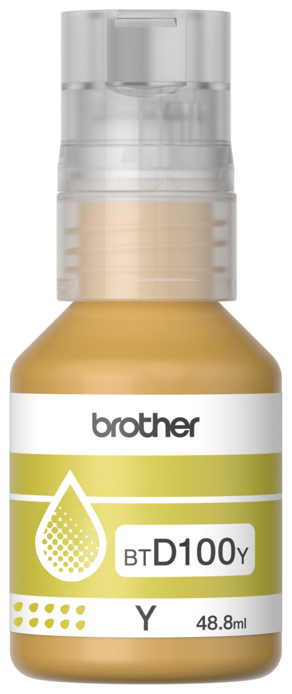 Cartus Cerneala Original Brother Yellow, BTD100Y, pentru DCP-T430W|DCP-T530DW|DCP-T730DW|MFC-T930DW|5K, incl.TV 0 RON, "BTD100Y" Cartus Cerneala Original Brother Yellow, BTD100Y, pentru DCP-T430W|DCP-T530DW|DCP-T730DW|MFC-T930DW|5K, incl.TV 0 RON, "BTD100Y"