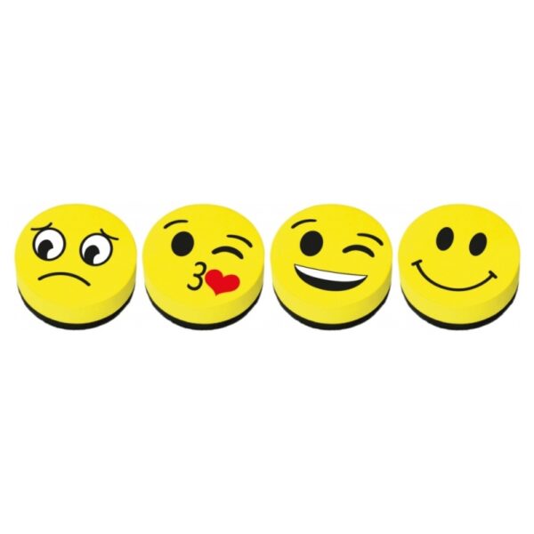 Burete pentru tablă magnetică Starpak 437444 model emoticoane Burete pentru tablă magnetică Starpak 437444 model emoticoane